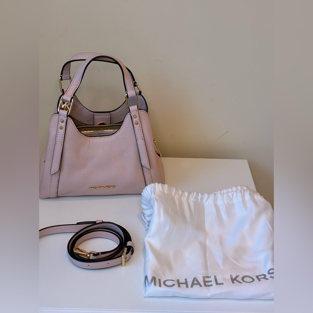 Michael Kors Arlo Blush Satchel Leather Bag